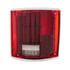 110844 by UNITED PACIFIC - Tail Light - Passenger Side (RH), Red, 56 LEDs, Sequential, with Trim