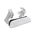 110970 by UNITED PACIFIC - Exterior Door Handle - Chrome, Passenger Side, Zinc Die-Cast, with Mounting Studs