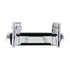 110969 by UNITED PACIFIC - Exterior Door Handle - Chrome, Driver Side, Zinc Die-Cast, with Mounting Studs