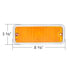 111108 by UNITED PACIFIC - Parking Light - Front, Amber LED/Lens, 17 LEDs, with Stainless Steel Trim