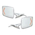 111111 by UNITED PACIFIC - Door Mirror - RH or LH, Chrome, Rectangular, with Turn Signal