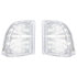 111110 by UNITED PACIFIC - Back Up Light - RH and LH, White LED/Clear Lens, 30 LEDs, with Bullseye Lens Pattern