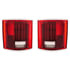 111112 by UNITED PACIFIC - Tail Light - RH and LH, 56 Red LEDs, 12 White LEDs for Back Up Light, with Trim