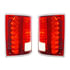 111112 by UNITED PACIFIC - Tail Light - RH and LH, 56 Red LEDs, 12 White LEDs for Back Up Light, with Trim