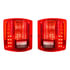 111113 by UNITED PACIFIC - Tail Light - RH and LH, 56 Red LEDs, 12 White LEDs for Back Up Light, without Trim