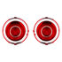 111114 by UNITED PACIFIC - Tail Light - RH and LH, 30 Red LEDs, with Stainless Steel Trim