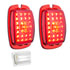 111121 by UNITED PACIFIC - Tail Light - RH and LH, 27 Sequential LEDs, For Chevrolet Cars (1937-38) Trucks (1940-53)