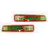 111116 by UNITED PACIFIC - Tail Light - RH and LH, 84 Sequential LEDs, with SS Trim, For 1969 Chevrolet Camaro