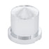 10090P by UNITED PACIFIC - Wheel Lug Nut Cover Set - 15/16" x 1.5", Chrome, Plastic, Pointed, Push-On Style
