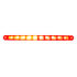 36827B by UNITED PACIFIC - Light Bar - 10 LED, Split Turn Function, Stop/Turn/Tail Light, Red LED/Red Lens, Red/Plastic Housing