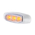 39311B by UNITED PACIFIC - Side Marker Light - 5 LED, with Side Ditch Light, Amber LED/Clear Lens