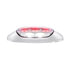 39312B by UNITED PACIFIC - Side Marker Light - 5 LED, with Side Ditch Light, Red LED/Clear Lens