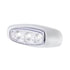 39313B by UNITED PACIFIC - Side Marker Light - 5 LED, with Side Ditch Light, White LED/Clear Lens