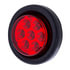 39985BRK by UNITED PACIFIC - Clearance/Marker Light - Red LED/Red Lens, Round Design, 2", with Reflector, 7 LED, with Grommet and Plug