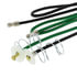 A1017 by UNITED PACIFIC - Pigtail - Black and Green Cloth, for Single Contact Sockets
