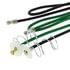 A1017 by UNITED PACIFIC - Pigtail - Black and Green Cloth, for Single Contact Sockets