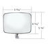 C738710-CVXLED by UNITED PACIFIC - Door Mirror - RH, Convex, Exterior, with LED Turn Signal, for 1973-1987 Chevy/GMC Truck