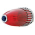 C8007-1 by UNITED PACIFIC - Tail Light - Incandescent, Chrome Housing, Red Lens, Blue Dot, for 1959 Cadillac