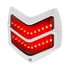 FTL4014LED by UNITED PACIFIC - Tail Light Assembly - 24 LED, with Black Housing & Stainless Steel Rim, for 1940 Ford Car