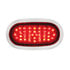 FTL424803 by UNITED PACIFIC - Tail Light - LED, Chrome, Red Lens, Flush Mount, for 1942/1947-1948 Ford Passenger Car