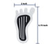 S1021 by UNITED PACIFIC - Dash Switch Cover - Dimmer Switch Cover, Barefoot Shape, Chrome