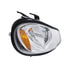 31348 by UNITED PACIFIC - Headlight Assembly - RH, Chrome Housing, High/Low Beam, with Signal Light