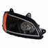 31464 by UNITED PACIFIC - Projection Headlight Assembly - Passenger Side, "Blackout", for Kenworth T660