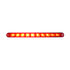 32778 by UNITED PACIFIC - Turn Signal Light - 10 LED 9" Split Turn Function Light Bar, with Bezel, Red LED/Red Lens