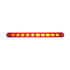 32778 by UNITED PACIFIC - Turn Signal Light - 10 LED 9" Split Turn Function Light Bar, with Bezel, Red LED/Red Lens
