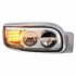 35801 by UNITED PACIFIC - Headlight - R/H, with LED Turn Signal/Position Light Bar, 2008+ Peterbilt 388/389