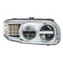 35801 by UNITED PACIFIC - Headlight - R/H, with LED Turn Signal/Position Light Bar, 2008+ Peterbilt 388/389
