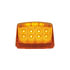 36401 by UNITED PACIFIC - Truck Cab Light - 5-Pack, 17 LED, Reflector Square, Amber LED/Lens