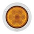 36915 by UNITED PACIFIC - Turn Signal Light - 7 LED 4" Deep Dish, Amber LED/Amber Lens