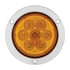 36915 by UNITED PACIFIC - Turn Signal Light - 7 LED 4" Deep Dish, Amber LED/Amber Lens