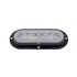 36955 by UNITED PACIFIC - Brake/Tail/Turn Signal Light - 22 LED 6" Oval Flange Mount "Glo", Red LED/Clear Lens