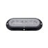36955 by UNITED PACIFIC - Brake/Tail/Turn Signal Light - 22 LED 6" Oval Flange Mount "Glo", Red LED/Clear Lens
