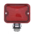 39193 by UNITED PACIFIC - Rod LED Marker Light - Medium, 6 LED, Red Lens/Red LED, Chrome-Plated Steel