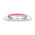 39312 by UNITED PACIFIC - Clearance/Marker Light - Red LED/Clear Lens, with Reflector, 5 LED