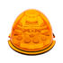 39349 by UNITED PACIFIC - Truck Cab Light - 17 LED, Reflector Watermelon Maze, Amber LED/Lens