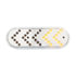 39477 by UNITED PACIFIC - Turn Signal Light - 35 LED, 6" Reflector Oval Sequential, Amber LED/Clear Lens