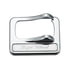 40976 by UNITED PACIFIC - Rocker Switch Cover - Fifth Wheel, Chrome, with Stainless Plaque, for Peterbilt