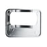 40976 by UNITED PACIFIC - Rocker Switch Cover - Fifth Wheel, Chrome, with Stainless Plaque, for Peterbilt