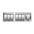 41449 by UNITED PACIFIC - Rocker Switch Cover - 2 Openings, Chrome, for 2014+ Peterbilt