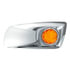 42700 by UNITED PACIFIC - Fog Light Cover - LH, with 17 LED Watermelon Light, Amber LED/Amber Lens, for Kenworth T660