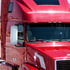 42822 by UNITED PACIFIC - Door Mirror Cover - RH, Chrome, for Volvo VNL