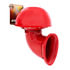 46102 by UNITED PACIFIC - Horn - Electric Bull, Steel Housing, Red, with Control Lever