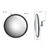 60032 by UNITED PACIFIC - Door Blind Spot Mirror - Convex, 7.5", Stainless Steel, with Centered Mounting Stud