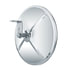 60034 by UNITED PACIFIC - Door Blind Spot Mirror - Convex, 8.5", Stainless Steel, with Centered Mounting Stud