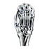 70681 by UNITED PACIFIC - Manual Transmission Shifter Knob - Chrome Skull, Speed, Universal Fit