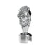 70709 by UNITED PACIFIC - Manual Transmission Shift Knob - Gearshift Knob, Chrome, Skull, 13/15/18 Speed, with Adapter